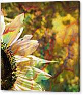 Whimsical Sunflower Canvas Print