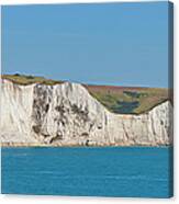 White Cliffs Of Dover, Kent, England Canvas Print