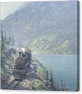 White Pass And Yukon Railroad Canvas Print