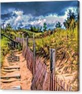 Whitefish Dunes State Park Stairs Canvas Print