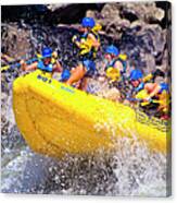 Whitewater Thrill Ride Canvas Print