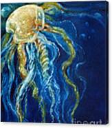 Wild Jellyfish Reflection Canvas Print