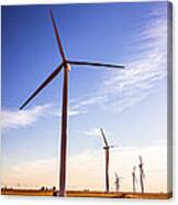 Wind Energy Windmills Picture Canvas Print
