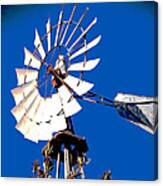 Windmill In A Blue Sky Abstract Fine Art Photography Print Canvas Print