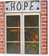 Window Of Hope 2 Canvas Print