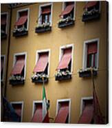 Windows Of Italy Canvas Print