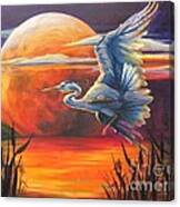 Wings Across The Moon Canvas Print