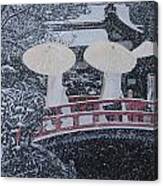 Winter Bridge Of Japan Canvas Print