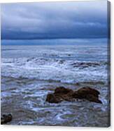Winter Clouds Over The Beach Seascape Fine Art Photography Print Canvas Print