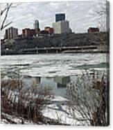 Winter In Pittsburgh Canvas Print