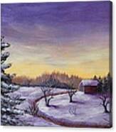 Winter In Vermont Canvas Print