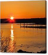 Winter Sunrise Canvas Print