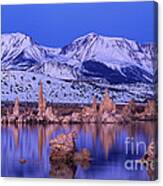 Winter Sunrise Over South Tufas Mono Lake State Park California Canvas Print
