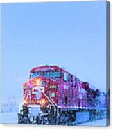 Winter Train 8811 Canvas Print