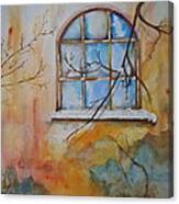 Winter Window Canvas Print