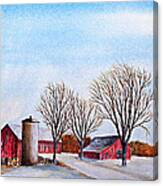 Wisconsin Winter Canvas Print