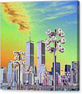 World Trade Center From Nj Terminal Canvas Print
