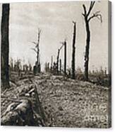 Wwi, Ruins Of Somme, 1916 Canvas Print