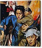 Wwii Poster - Help China Canvas Print
