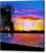 Wyandotte Mi Sunrise Canvas Print