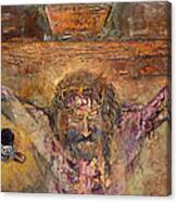 Xii Station Jesus Dies On The Cross Canvas Print