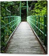 Yagen Forest Bridge Canvas Print