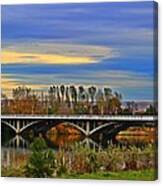 Yakima River Bridge Canvas Print