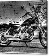 Yamaha Virago 02 Bw Canvas Print