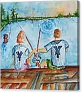 Yankee Fans Day Off Canvas Print