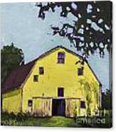 Yellow Barn Canvas Print