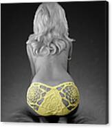Yellow Bikini Ii Canvas Print