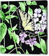 Yellow Butterfly Canvas Print