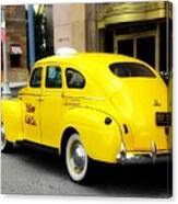 Yellow Cab Canvas Print