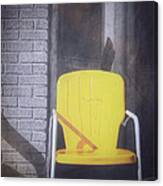 Yellow Chair Canvas Print