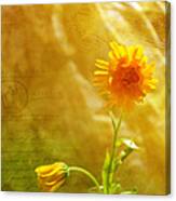 Yellow Note Canvas Print