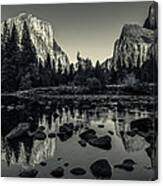 Yosemite National Park Valley View Reflection Canvas Print