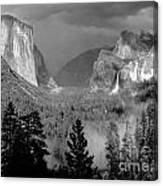 Yosemite Valley Thunderstorm 1949 Canvas Print
