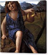 Young Bacchus Dionysus Giovanni Bellini 1514 Canvas Print