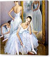 Young Ballerinas Canvas Print