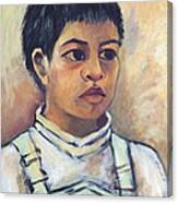 Young Mexican Boy Canvas Print