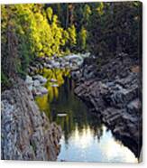 Yuba River Twilight Canvas Print