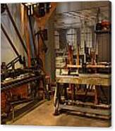 18th Century Machine Shop Canvas Print