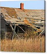 Abandoned Alberta Prairie Home #2 Canvas Print