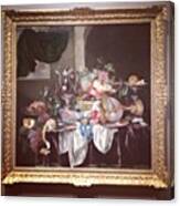 Banquet Still Life By Abraham Van #1 Canvas Print