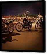 Bike Night Ii #1 Canvas Print