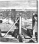 Brooklyn Bridge, 1877 #1 Canvas Print