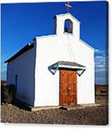 Calera Mission Chapel In West Texas #3 Canvas Print