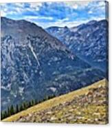 Forest And Hayden Gorges. On The #1 Canvas Print