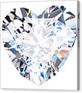 Heart Diamond  #1 Canvas Print