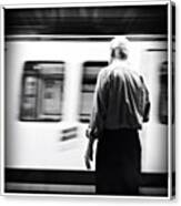 #inthesubway #metro #madrid #1 Canvas Print